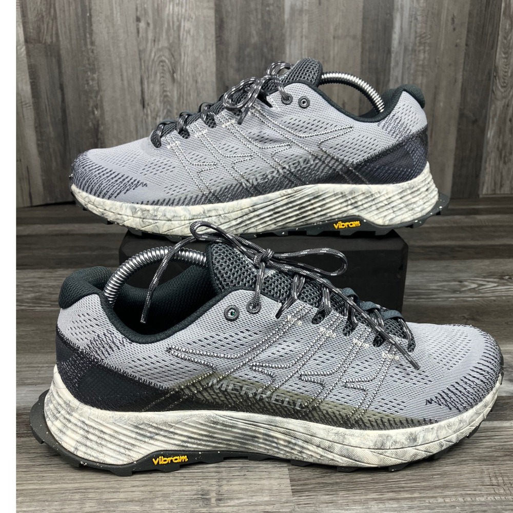 Merrell Moab Flight Womens 11 Trail Running Shoes Grey Vibram J066972